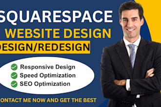 be your squarespace websiste developer redesigner and editor