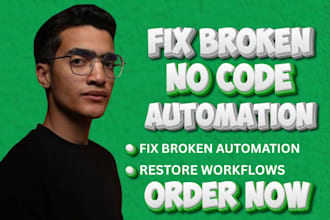 fix broken no code automation, workflow automation, and failed integrations