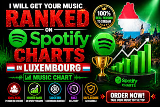 get your music ranked on spotify charts in luxembourg