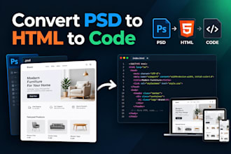 convert PSD to responsive html