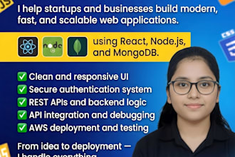build a full stack mern web app with AWS deployment
