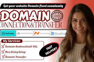 connect domain in squarespace, godaddy, wix, shopify or fix dns email issues