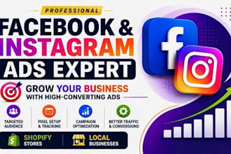 be your meta ads expert for facebook ads and instagram ads to sales generation