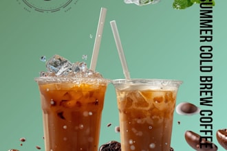 design a professional restaurant or cafe menu in canva