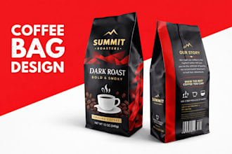 do coffee bag, coffee packaging label sticker design, product packaging design