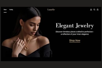 design jewelry website store jewelry shopify store jewelry fashion shopify store
