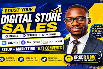 boost payhip sales payhip website, stan store marketing, gumroad digital product