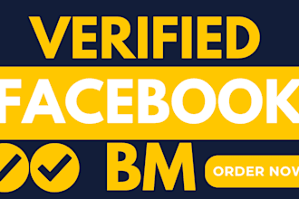 create fb business manager, verified bm, verified facebook bm