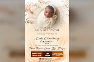 design a professional baby shower
