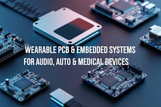 design pcb layout, schematic, wearable, iot and embedded system circuits