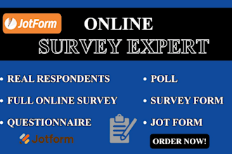 design real survey respondent with logic for jotform