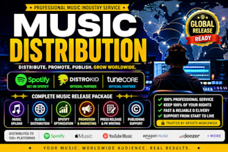 fix issue and distribute music using distrokid ditto tunecore cd baby amuse