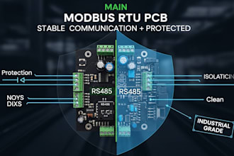 design modbus rtu pcb with industrial grade isolation and protection