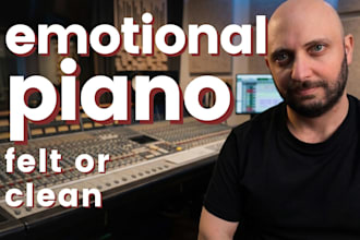 compose emotional and sad piano music for your project