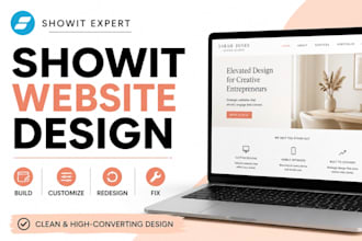 build showit website, customize showit template, redesign or fix showit website