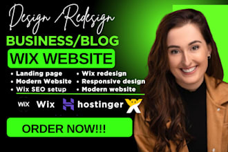 do wix website design wix redesign wix SEO setup website design wix landingpage