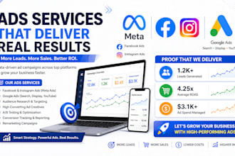 do fb meta ads, instagram ads and facebook ads campaign and marketing