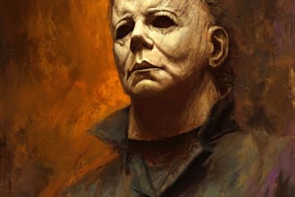 paint your favorite horror movie character