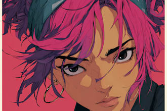 design original anime character art
