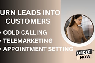 do b2b and b2c telemarketing, cold calling and appointment setting