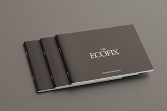 design a luxury real estate property brochure