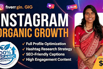 provide professional instagram SEO hashtag research and content strategy
