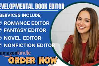 be developmental book editor for memoir fiction ebook and nonfiction book