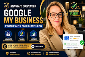 reinstate suspended google my business profile and fix gmb suspension