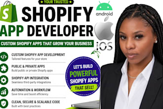 develop shopify custom app shopify public app shopify private  app integration