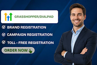 do grasshopper a2p 10dlc, dialpad a2p 10dlc, registration