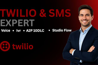 build twilio sms,bulk sms, voice calls, autoresponder