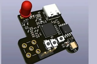 design low power wearable pcb ble device and combact circuit