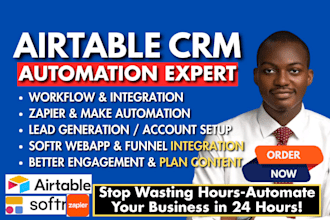 build airtable recruitment crm automation for hiring startups softr portal n8n