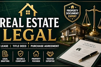 draft and review real estate contracts title deeds lease agreements contracts