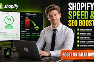 do shopify speed optimization shopify seo and conversion fix