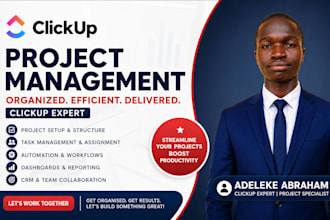 setup clickup project management, workflow project management in clickup