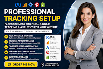 do facebook meta ads pixel google tracking analytics for wix squarespace website
