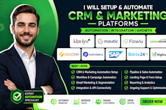do klaviyo mautic flowlu greenrope orocrm platformly sap bitrix24 ghl marketing