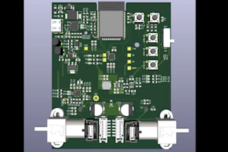 design rf, iot, ble pcb with esp32, nrf52, antenna, impedance matching layout