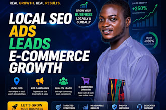 local SEO ads leads for ecommerce store