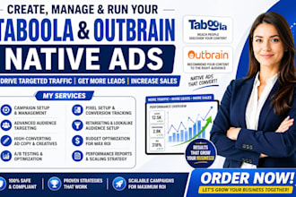 create manage and run your taboola outbrain native ads