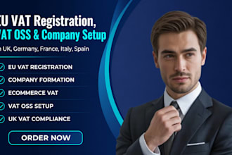 do eu vat registration, vat oss setup and UK vat compliance for amazon ecommerce