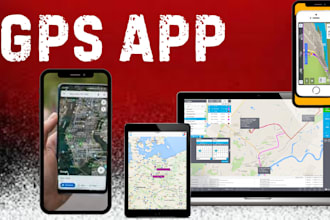 develop gps tracking app, dashcam app and real time location tracking app