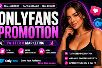 promote your onlyfans with organic twitter x marketing