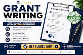 write a professional grant proposal for funding and approval