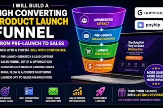 build a high converting product launch funnel
