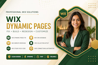 fix wix dynamic pages wix velo code wix cms redesign wix studio custom features
