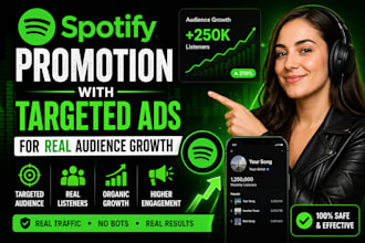 do spotify promotion with targeted ads for real audience growth