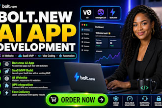 vibe code bolt new ai website bolt new saas fix bolt new v0 emergent sh