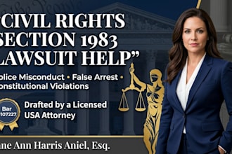 be your constitutional law expert for a 1983 civil rights complaint